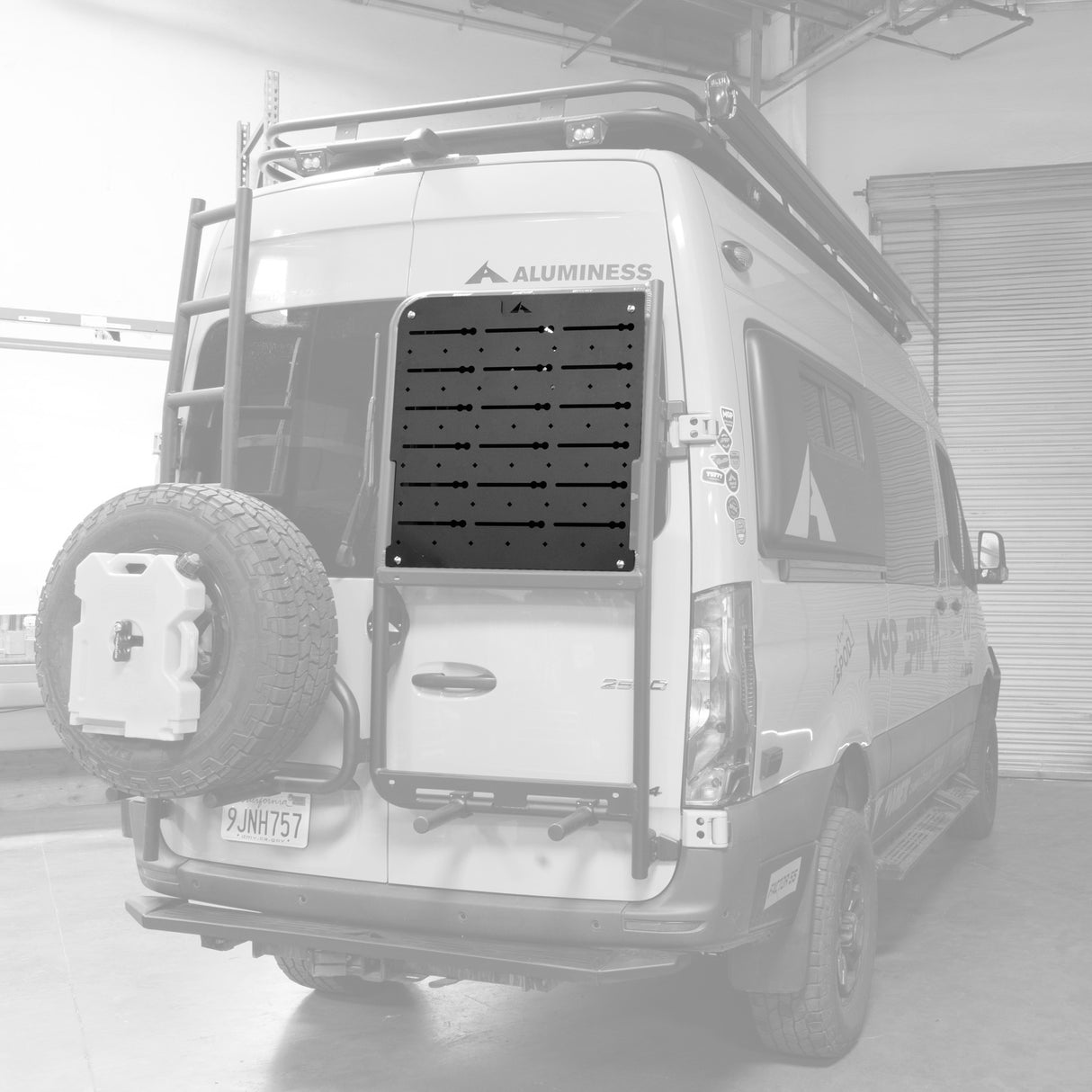 Aluminess 210766 BackPAC Rear Door Plate