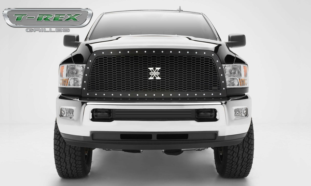 T-Rex Grilles - 1 Pc Laser Cut Pattern Mild Steel Laser X Grille Replacement - 7714521