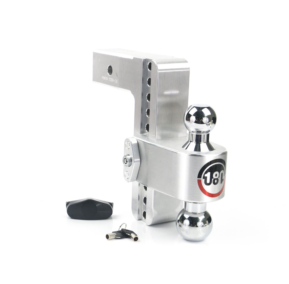 Weigh Safe - CTB8-2.5 Turnover Ball 8" Drop Hitch with 2.5" Shank