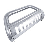 TrailFx - 3" Round Bull Bar For GM Silverado/Sierra 25002/3500- Stainless (B0040S)