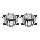 KC Hilites - Gravity LED G4 Fog Light Pair Pack System for 2010-2018 Jeep JK - #497 - 497