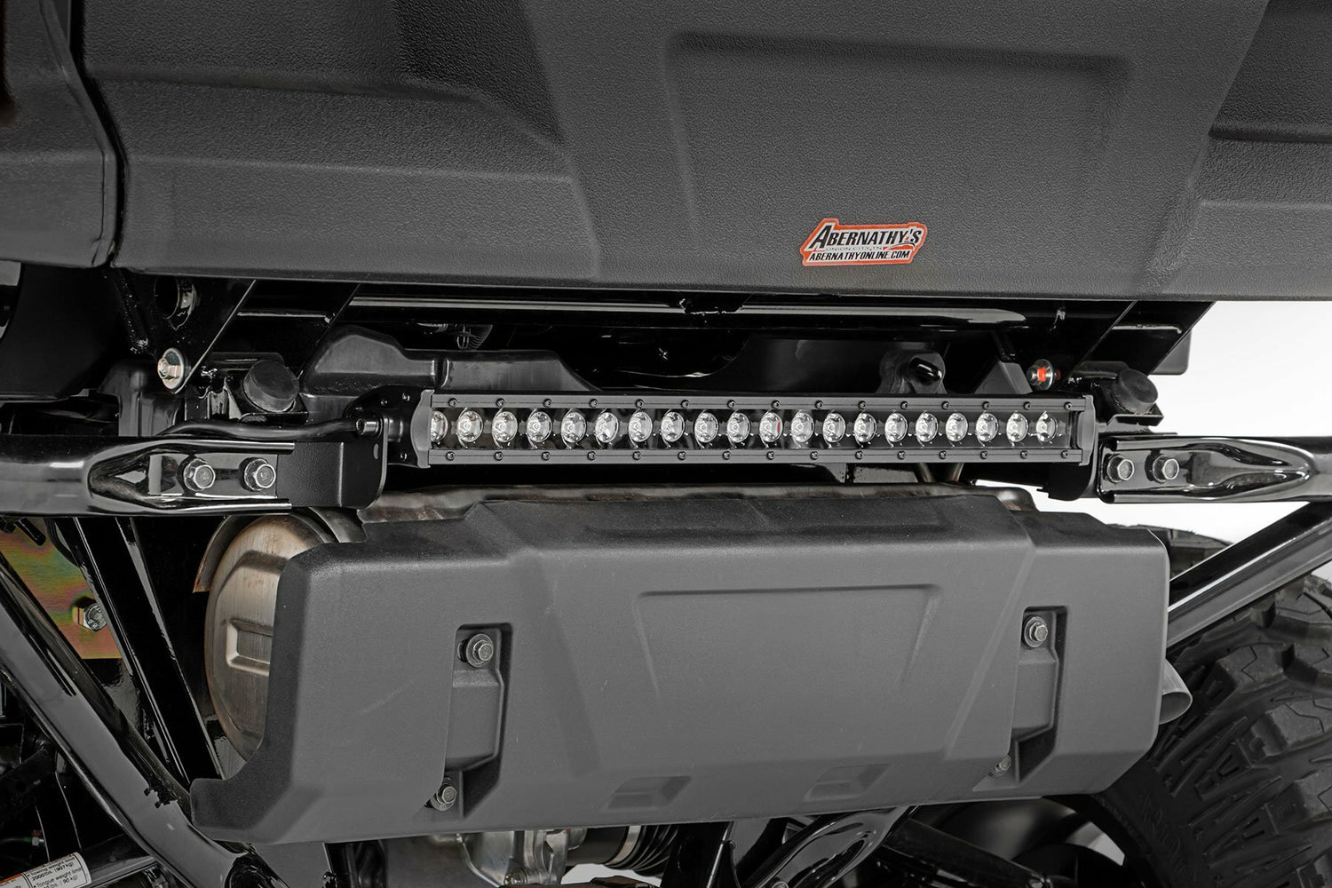 Rough Country - LED Light - Under Bed Mount - 20" Black Single Row - Honda Pioneer 1000 1000-5 - 92006