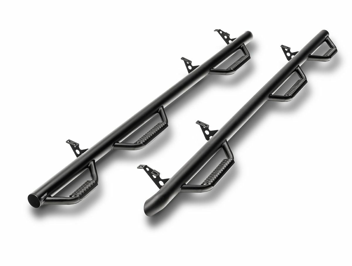 N-FAB - Nerf Step Bar Wheel To Wheel W/bed Access; Textured Black; 3 In. Tube; - G1583CC-TX