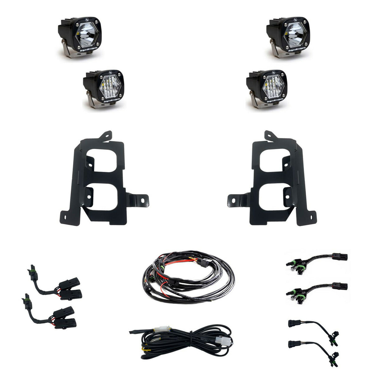 Baja Designs - 448084 - S1 Dual Fog Pocket Light Kit