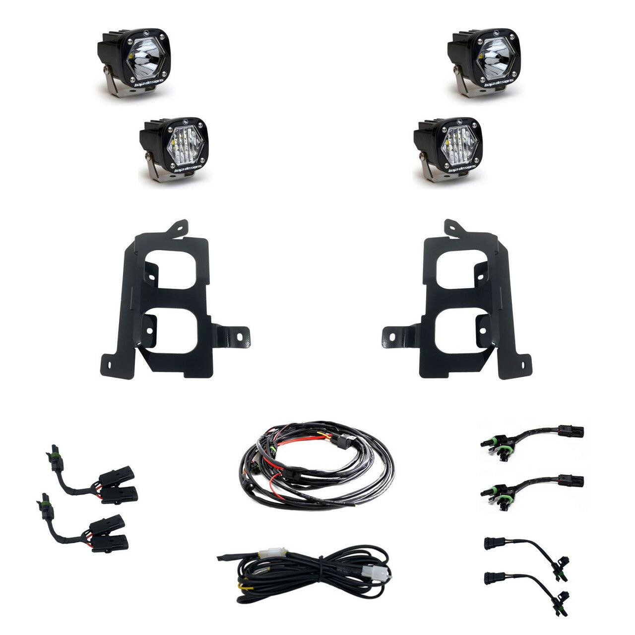 Baja Designs - 448084 - S1 Dual Fog Pocket Light Kit
