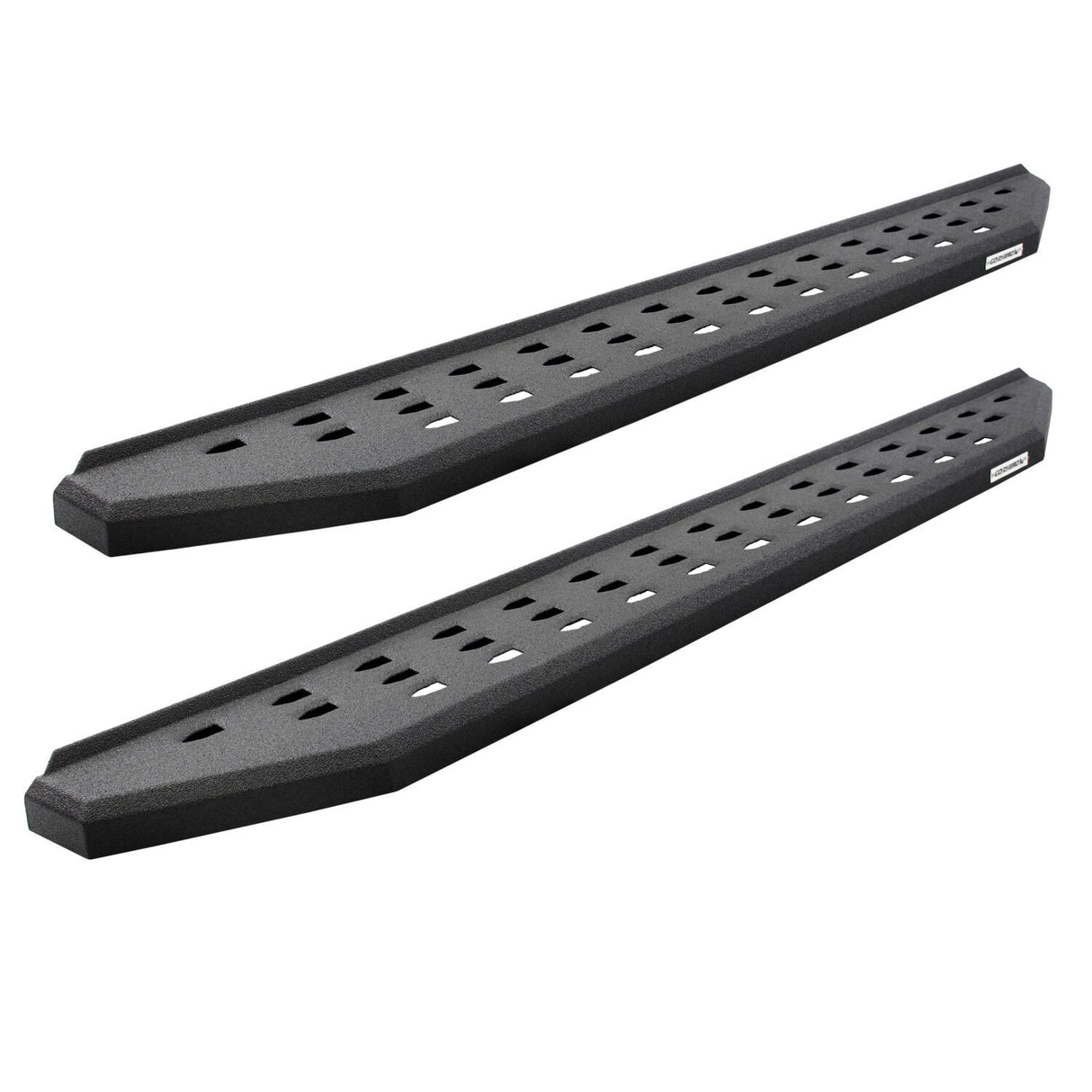 Go Rhino - 6942998020T - RB20 Running Boards With Mounting Brackets & 2 Pairs of Drop Steps Kit - Protective Bedliner Coating