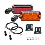 ARB NAN412 NANO 2 Pack Scene Light Kit with Red/Amber Lens