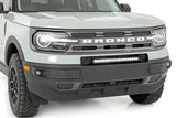 Rough Country - LED Light Kit - Bumper Mount - 20" Black Single Row - Ford Bronco Sport (21-23) - 71036