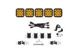 Diode Dynamics - SS5 Sport Universal CrossLink 5-Pod Lightbar Yellow Driving - DD7209
