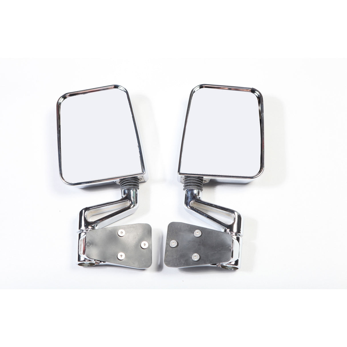 Rugged Ridge - Door Mirror Kit, Dual Focus, Chrome; 87-02 Jeep Wrangler - 11018.01