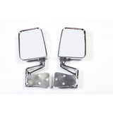 Rugged Ridge - Door Mirror Kit, Dual Focus, Chrome; 87-02 Jeep Wrangler - 11018.01