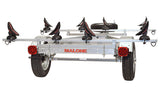 Malone - MicroSport LowBed 2 Kayak Trailer Package (2 Sets Saddle Up Pro & Spare Tire) - MPG464-LBS