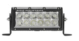RIGID E-Series LED Light, E-Mark Certified, Spot Optic, 6 Inch, Black Housing