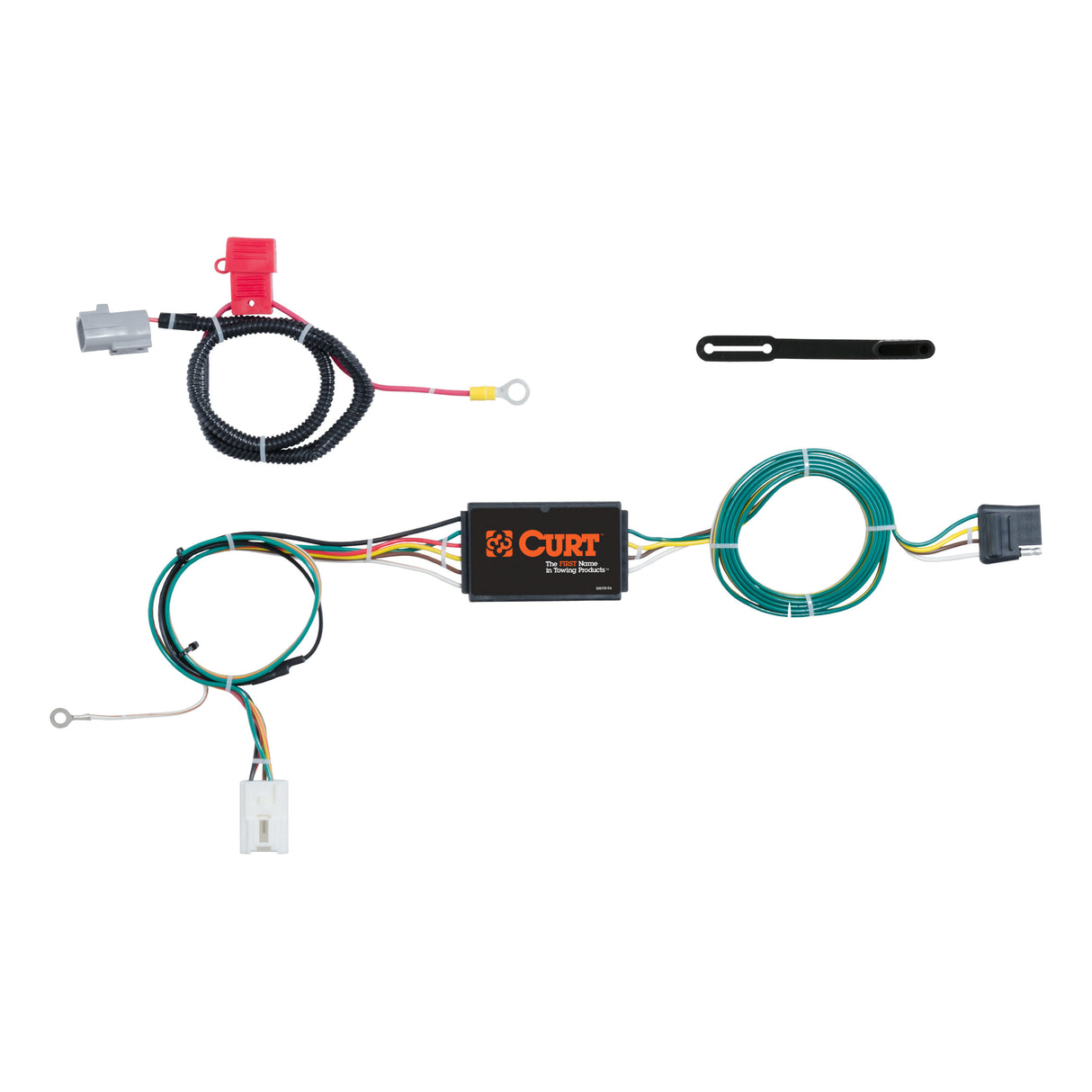 Curt - Custom 4-Flat, Select Mitsubishi Outlander, OEM Tow Package Required - 56296