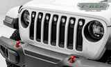 T-Rex Grilles - 1 Pc Small Mesh Mild Steel Torch Grille Insert - Total Light Output 6300 Lm, Includes Universal Wiring Harness - 6314941