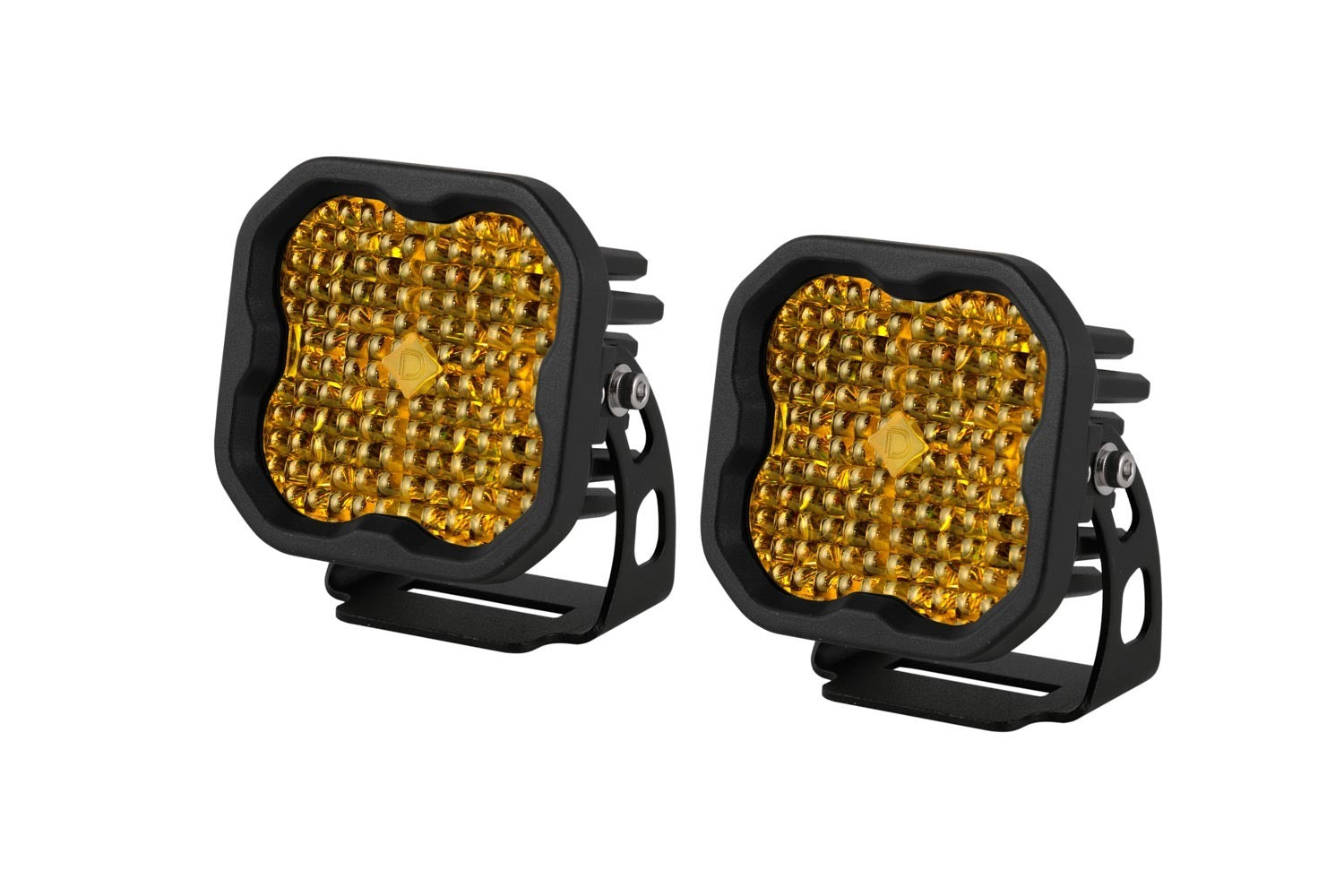 Diode Dynamics - SS3 Pro ABL Yellow Flood Standard (pair) - DD6891P