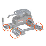 Curt - Replacement 5th Wheel Puck System Handles for Chevrolet / GMC (Fits 16023) - 19207