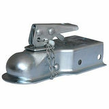 Husky Towing - 87072 Strait 3" Wide Chanl Mnt Bolt-On 2K LB Gross Wt Cap 1-7/8" ball Wedge Latch Raw
