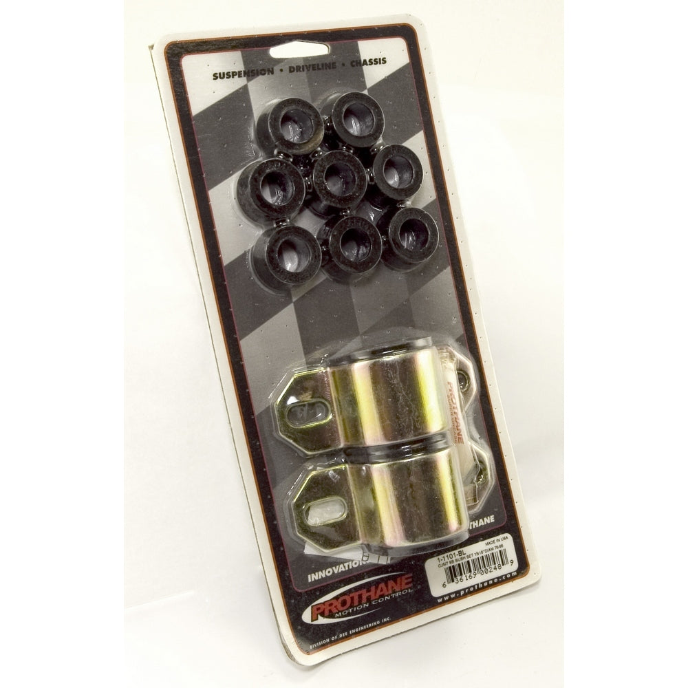 Front Swaybar Bushing Kit, Black, 15/16 Inch; 76-86 Jeep CJ Models