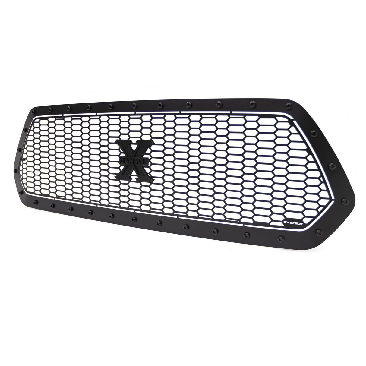 T-Rex Grilles - 1 Pc Laser Cut Pattern Mild Steel Stealth Laser X Grille Insert - 7719411-BR