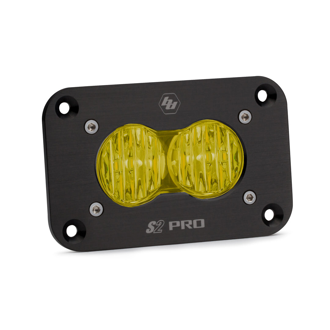 Baja Designs - 481015 - S2 Pro Black Flush Mount LED Auxiliary Light Pod