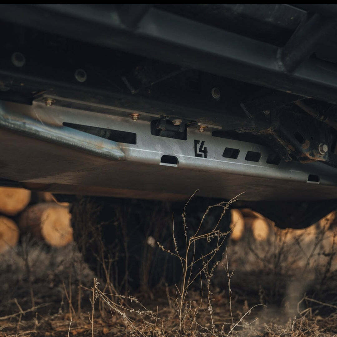 C4 Fabrication - Lexus GX460 & Toyota 4Runner Fuel Tank Skid Plate / 2010-2024 - 1100-5210-01NA
