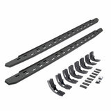 Go Rhino 69604887ST - RB30 Slim Line Running Boards with Mounting Bracket Kit - Protective Bedliner Coating