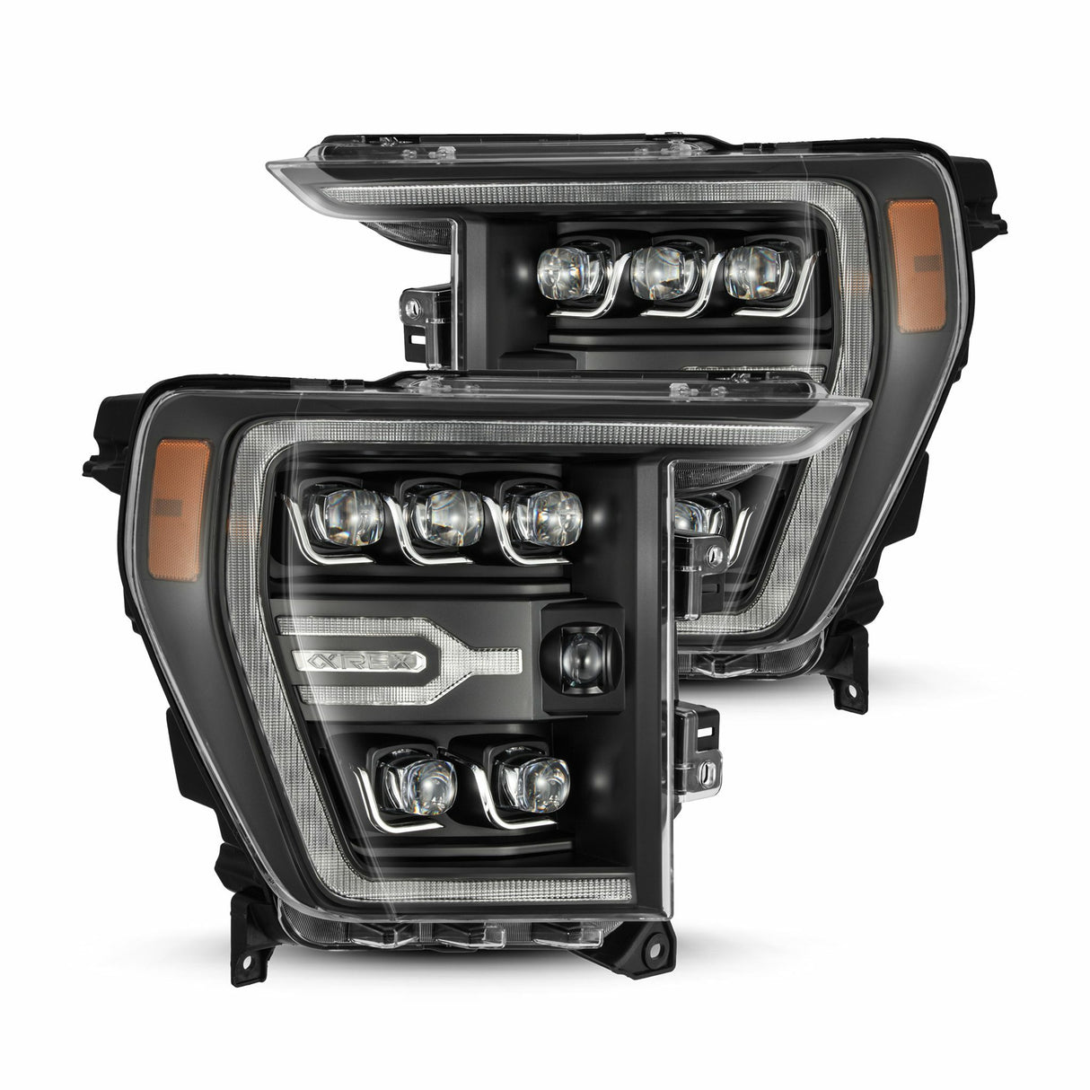 AlphaRex 880137 LED Projector Headlights in Black