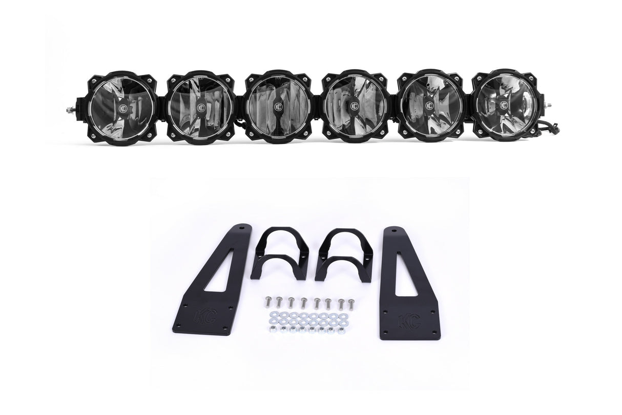 KC Hilites 39 in Pro6 Gravity LED - 6-Light - Light Bar System - 120W Combo Beam - for Can-Am Maverick