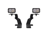 Diode Dynamics DD6571 Allows you to mount two Stage Series 2"?LED Pods above the hood.