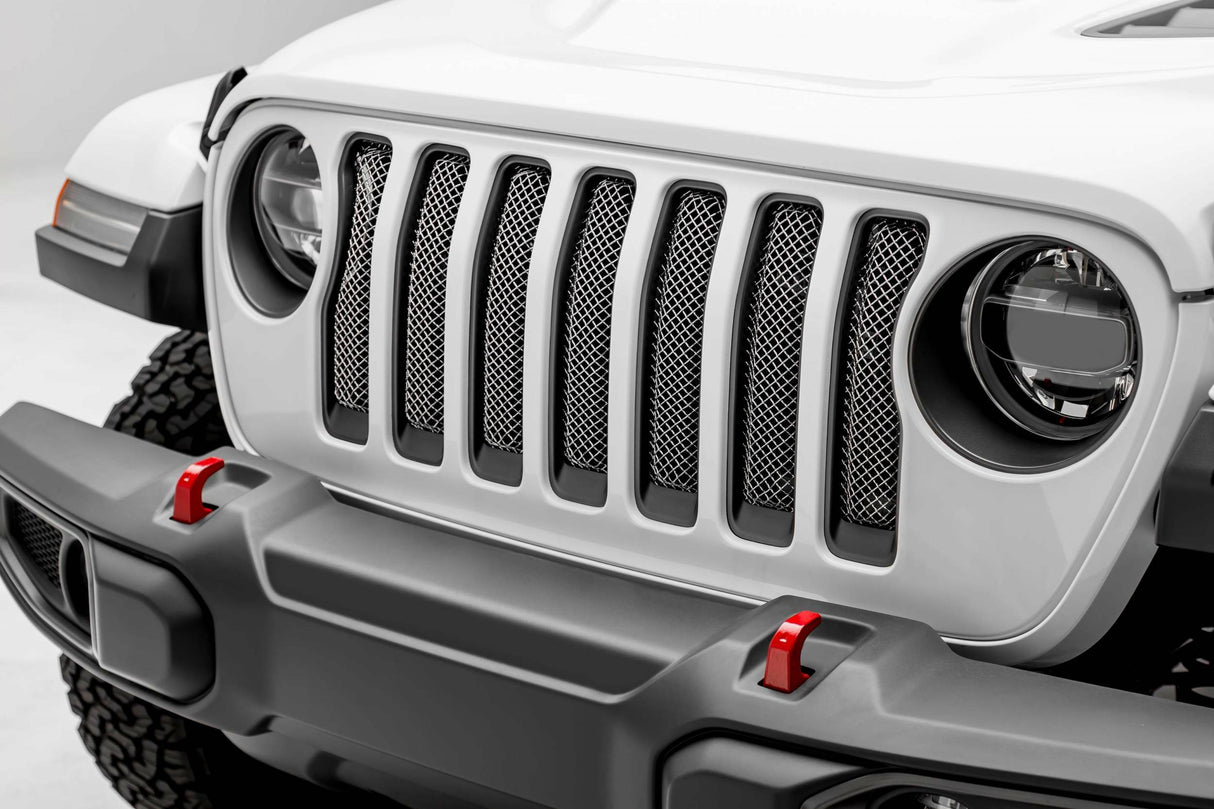 T-Rex Grilles - 1 Pc Small Mesh Stainless Steel Sport Grille Insert - 44493