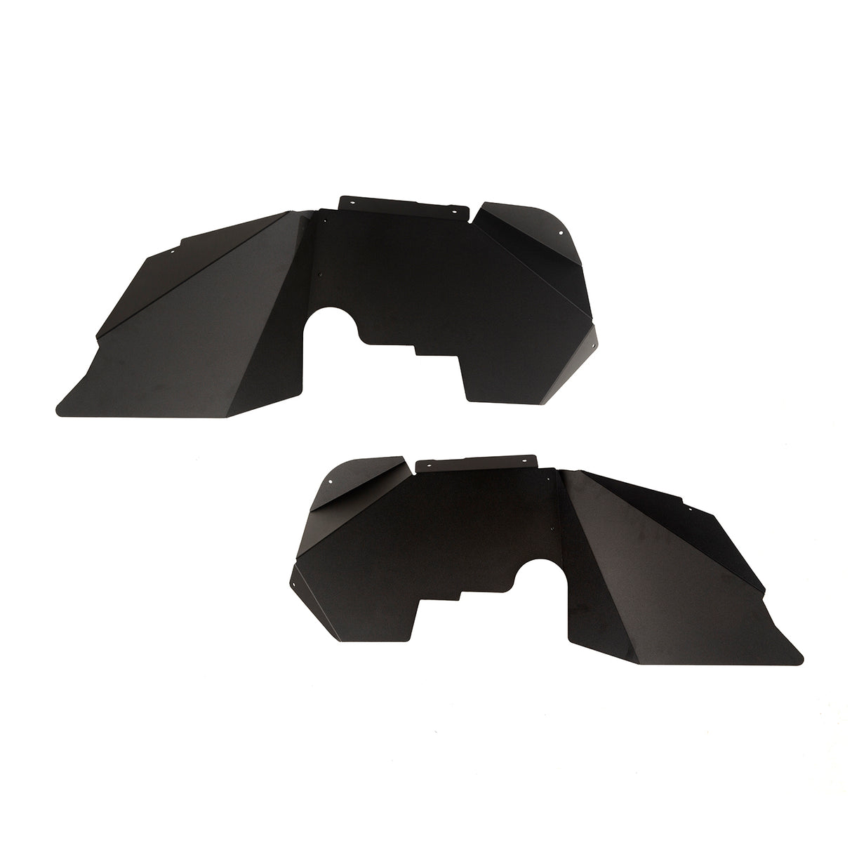 Rugged Ridge - Aluminum Inner Fender Liners; Black; 07-18 Jeep Wrangler JK - 11615.07