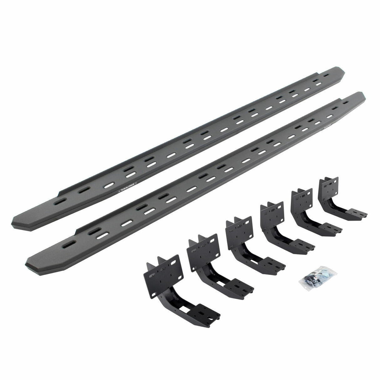 Go Rhino 69630687SPC - RB30 Slim Line Running Boards with Mounting Bracket Kit - Textured Black