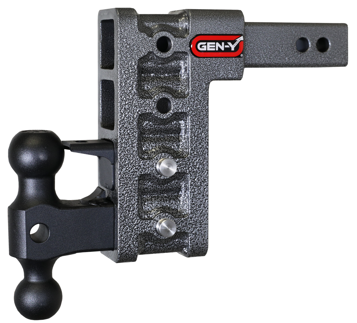 GEN-Y - Hitch GH-524 2" Shank 7.5" Drop 2K TW 16K Hitch & GH-051 Versa-Ball & GH-032 Pintle Lock - GH-524