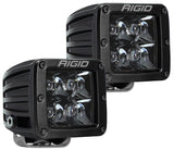 RIGID D-Series PRO Midnight Edition, Spot Optic, Surface Mount, Pair