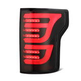 AlphaRex 652050 LED Taillights Black Red