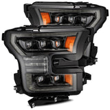 AlphaRex 880163 LED Projector Headlights Plank Style Design Midnight Black
