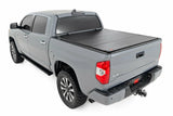Rough Country - Hard Tri-Fold Flip Up Bed Cover - 5'7" Bed - Toyota Tundra (07-21) - 49414551