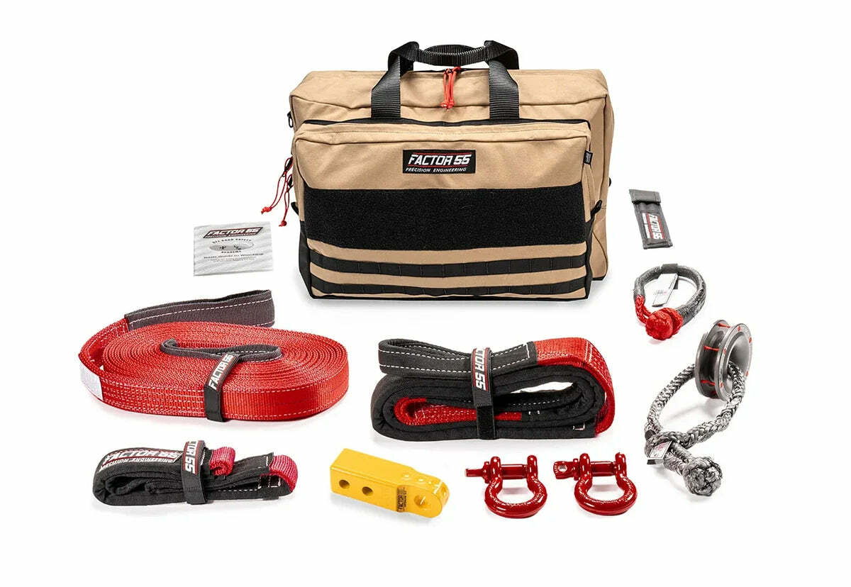 Factor55 - Vehicle Recovery Kit, Sawtooth – Large - Yellow - 00475-03-LARGE