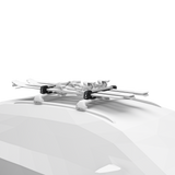 Thule - SnowPack Medium Roof Top Ski and Snowboard Carrier - Silver - 7324