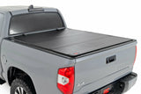 Rough Country - Hard Tri-Fold Flip Up Bed Cover - 5'7" Bed - Toyota Tundra (07-21) - 49414551