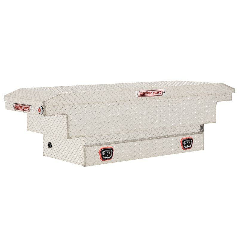 Weather Guard - Model 137-0-04 Saddle Box, Aluminum, Compact Deep, Clear, 9.0 cu ft - 137-0-04