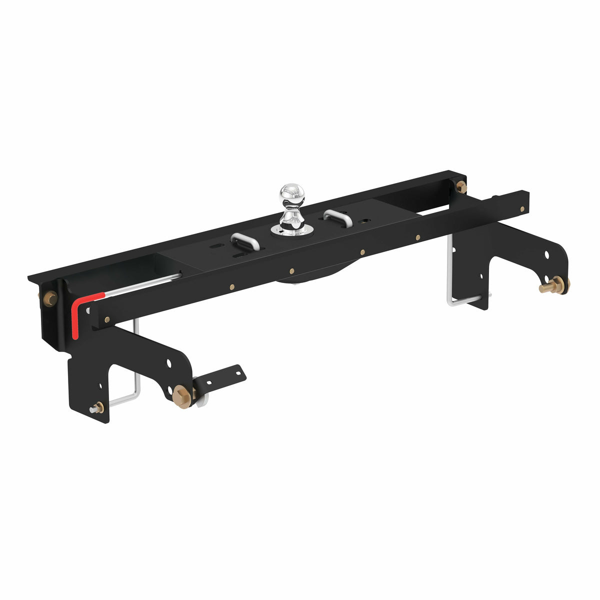 Curt - Double Lock EZr Gooseneck Hitch Kit with Brackets, Select Silverado, Sierra - 60681