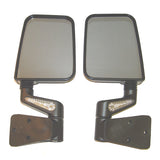 Rugged Ridge - Heated Door Mirror Kit, LED Signals, Black; 87-02 Jeep Wrangler YJ/TJ - 11015.20