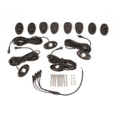 Rugged Ridge - Rugged Ridge 11232.39 Light Kit, Rock Crawler, 4-Piece, White; 07-18 Jeep Wrangler JK - 11232.39