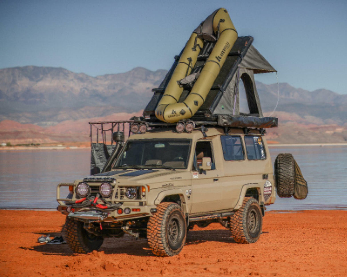 Overland Vehicle Systems - 18099901 Mamba 3 Roof Top Tent - Clam Shell Roof Top Tent - 18099901