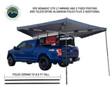 Overland Vehicle Systems - 270 Degree Awning Free Standing - Nomadic 270 LT - Dark Gray - 19559907