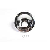Gas Tank Filler Cover, Chrome; 97-06 Jeep Wrangler TJ