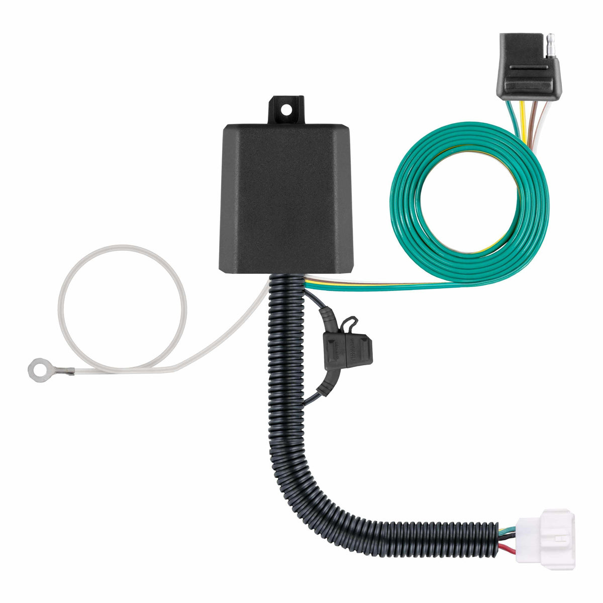 CURT 56580 Vehicle-Side Custom 4-Pin Trailer Wiring Harness for Subaru Forester, Outback