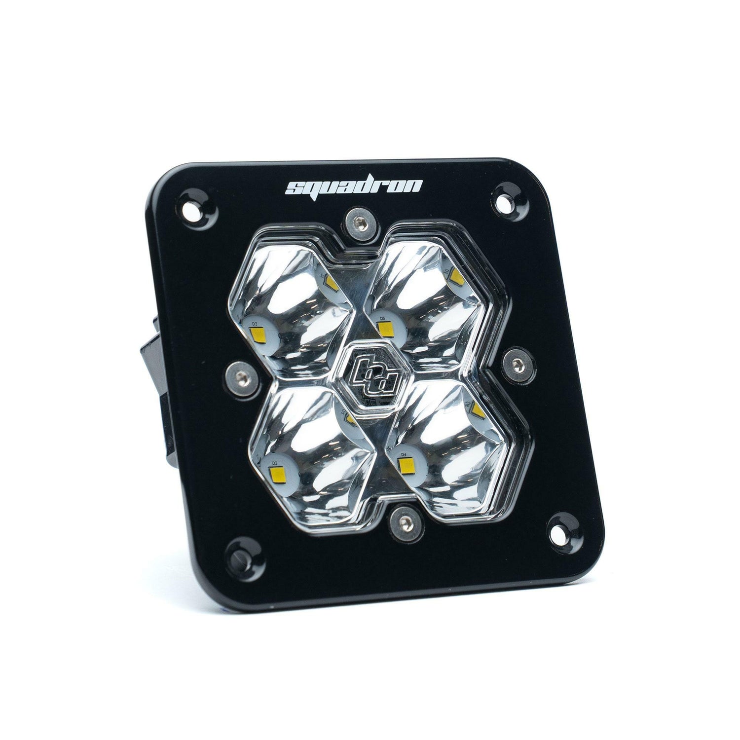 Baja Designs - 55-1001-2 Squadron 2.0 Sport Black Flush Mount LED Auxiliary Light Pod